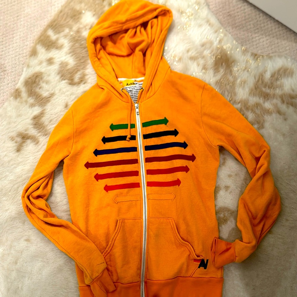 Aviator Nation Zipper Hoodie XS Aztec